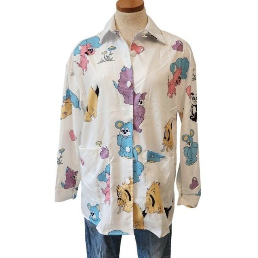 Gossip Y2K T-shirt Button Down - Picture 2 of 15